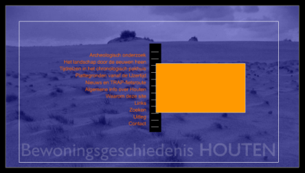 Screenshot website Gemeente Houten Architectuur en geschiedenis