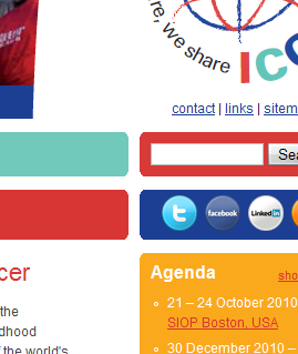 Sneak peek of the new ICCCPO website